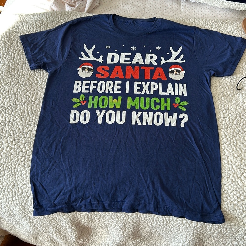 Xmas tshirt nwot Holiday Sale $ 10